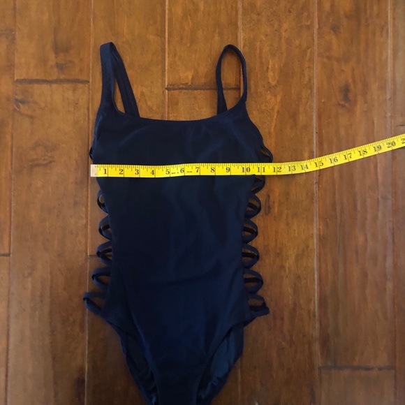 Tory Burch Navy Lace-Up Tank One Piece Swimsuit XS - Picture 5 of 11